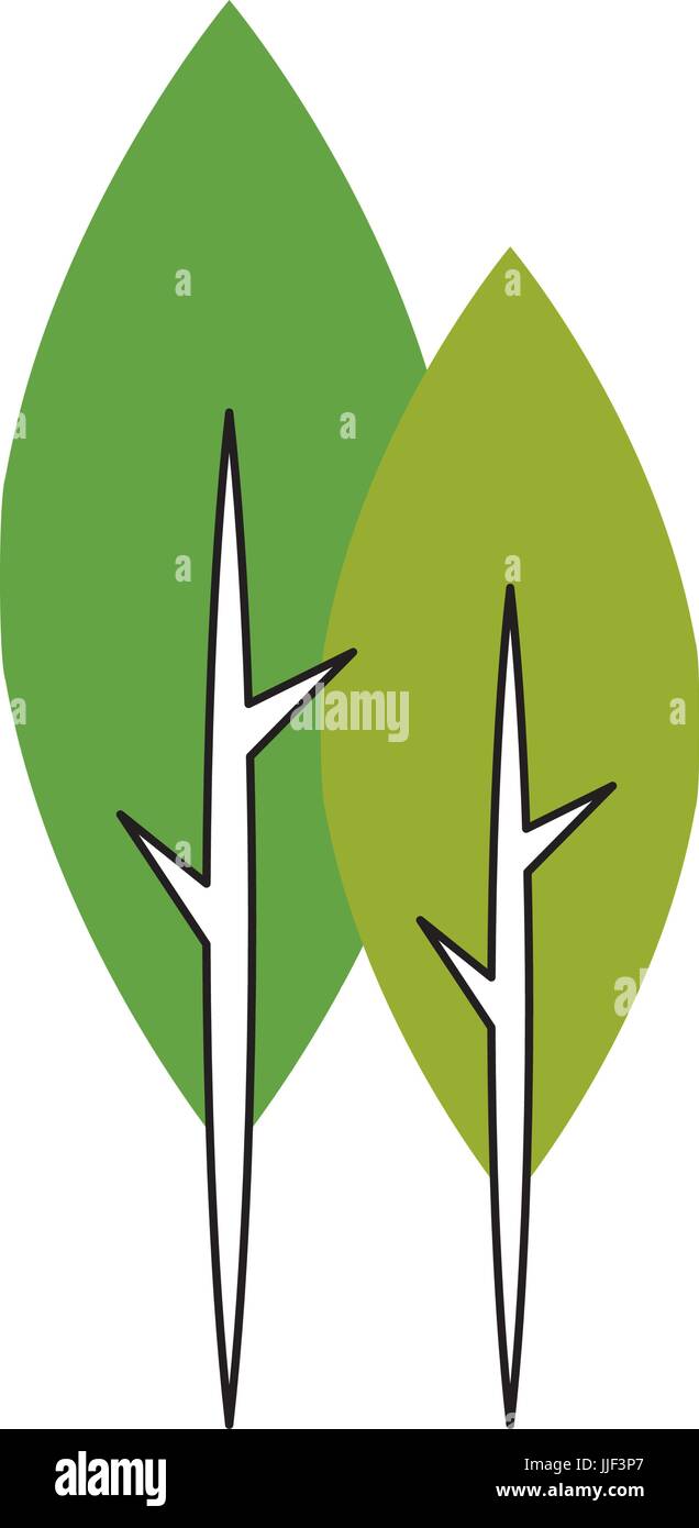 tree plant forest icon vector illustration design Stock Vector Image ...