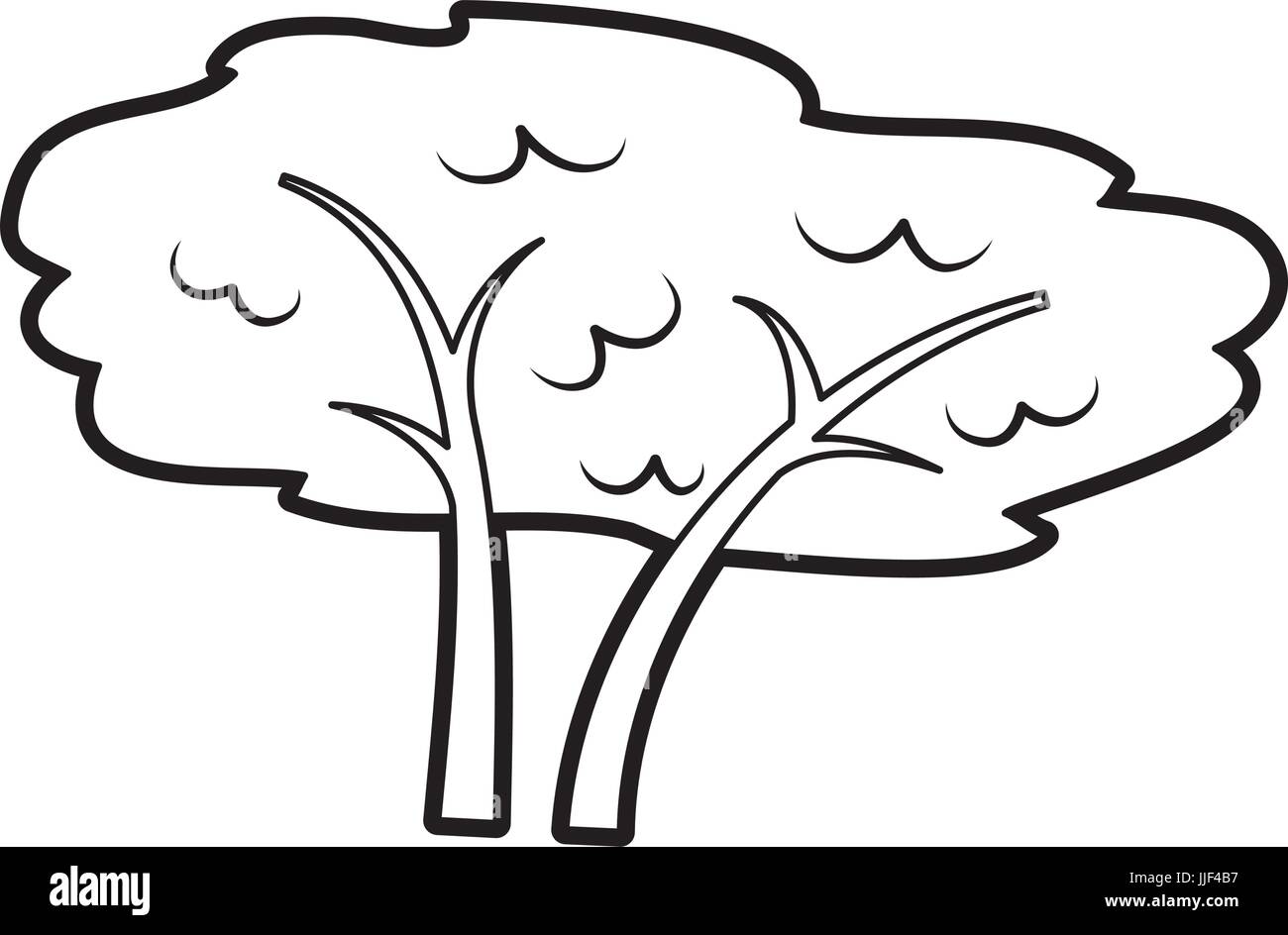 tree plant forest icon vector illustration design Stock Vector Image ...
