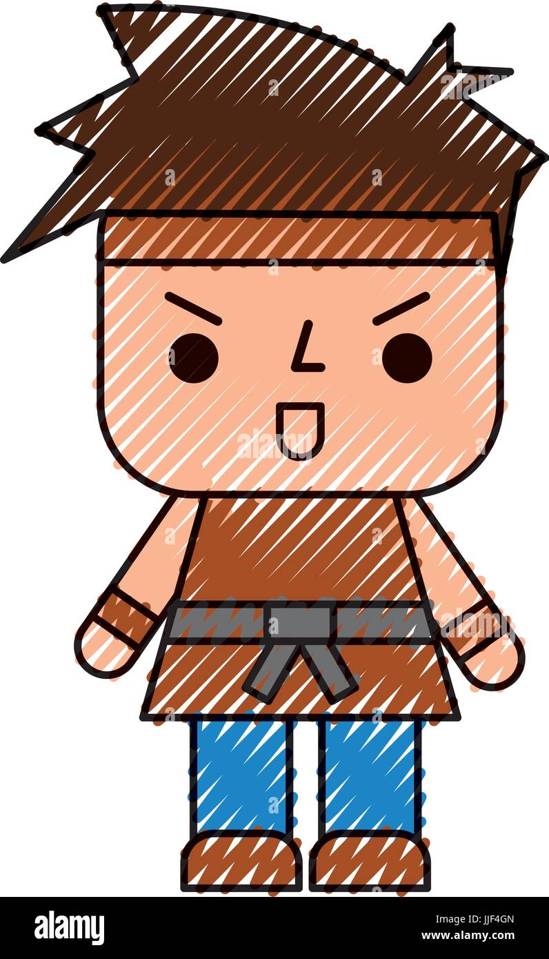 Avatar of a video game warrior vector illustration design Stock Vector ...