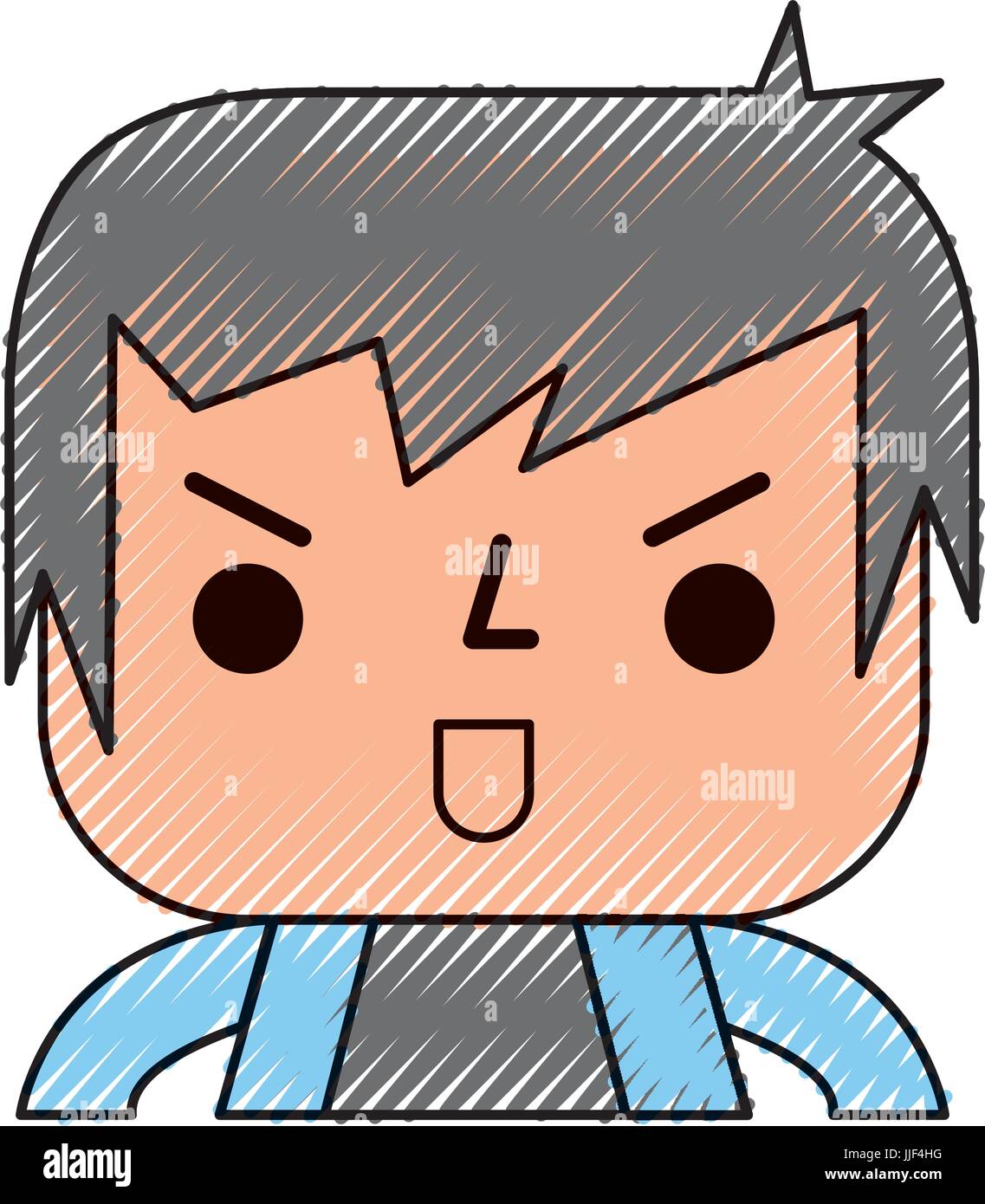 Avatar of a video game warrior vector illustration design Stock Vector ...