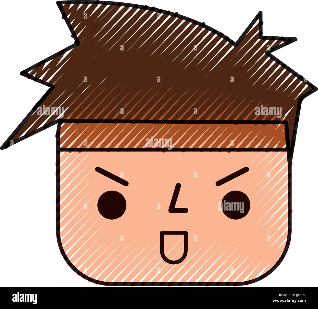 Avatar of a video game warrior vector illustration design Stock Vector ...