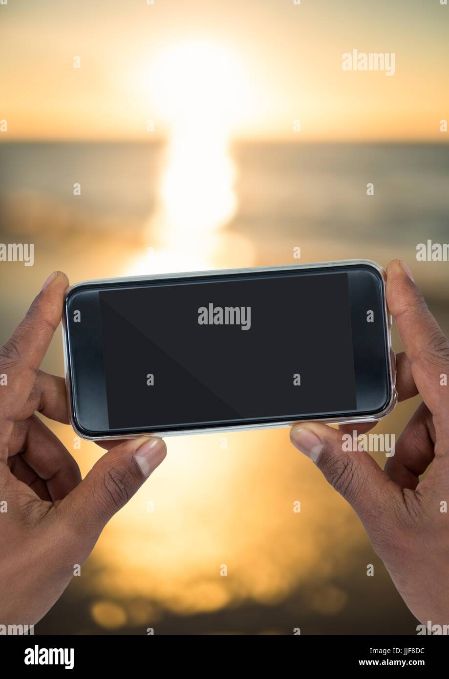 Blurry digital screen arrow hi-res stock photography and images - Alamy