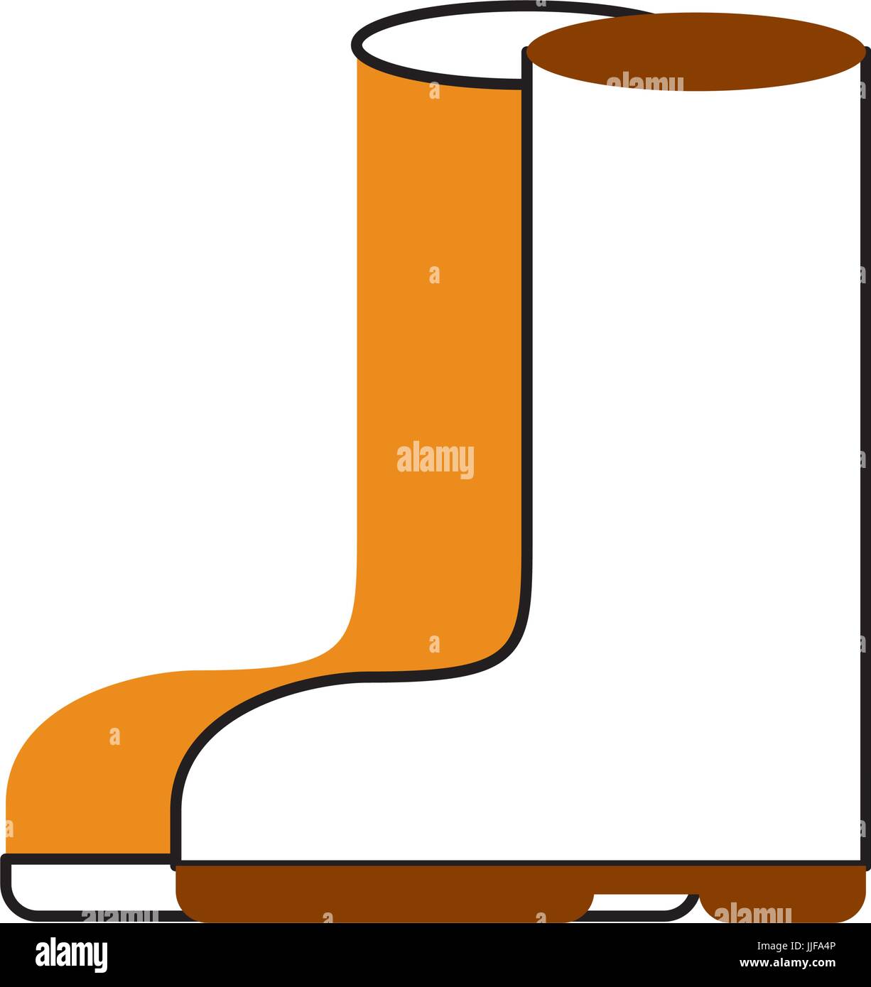 rubber boots isolated icon Stock Vector Image & Art - Alamy
