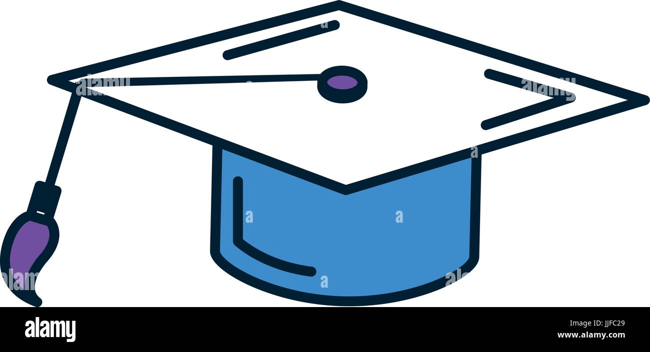 graduation hat isolated icon vector illustration design Stock Vector ...