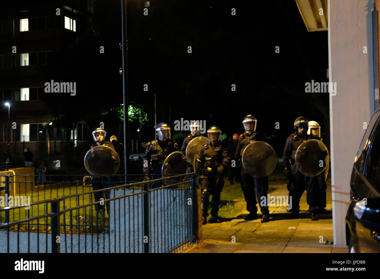 The police dispersed t hi-res stock photography and images - Alamy
