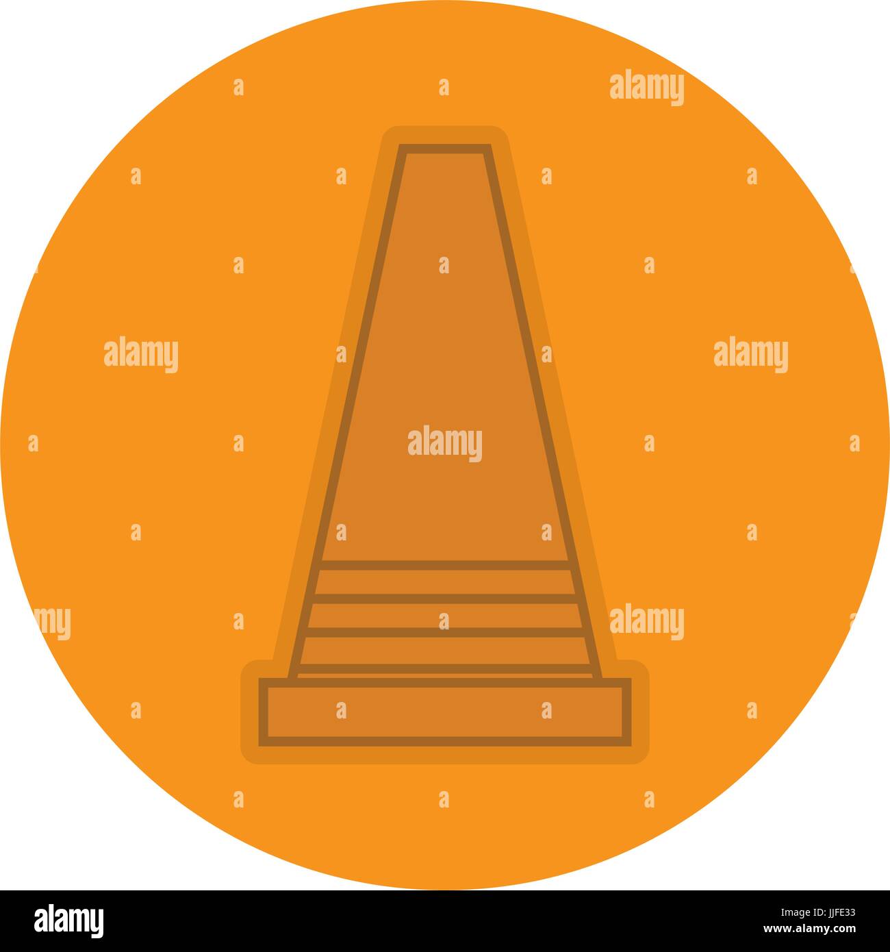 construction cone isolated icon vector illustration design Stock Vector ...