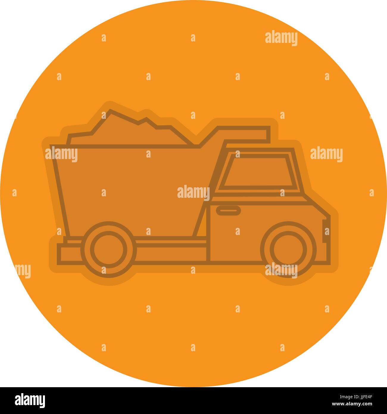 dump truck isolated icon vector illustration design Stock Vector Image ...