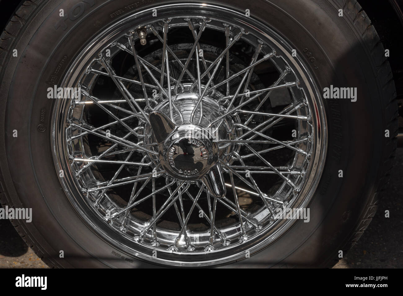 spoked wheel Stock Photo