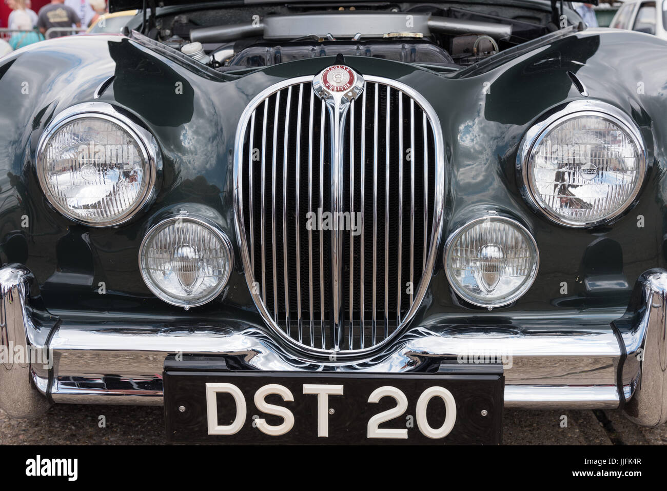 Jaguar mk 3 front end Stock Photo