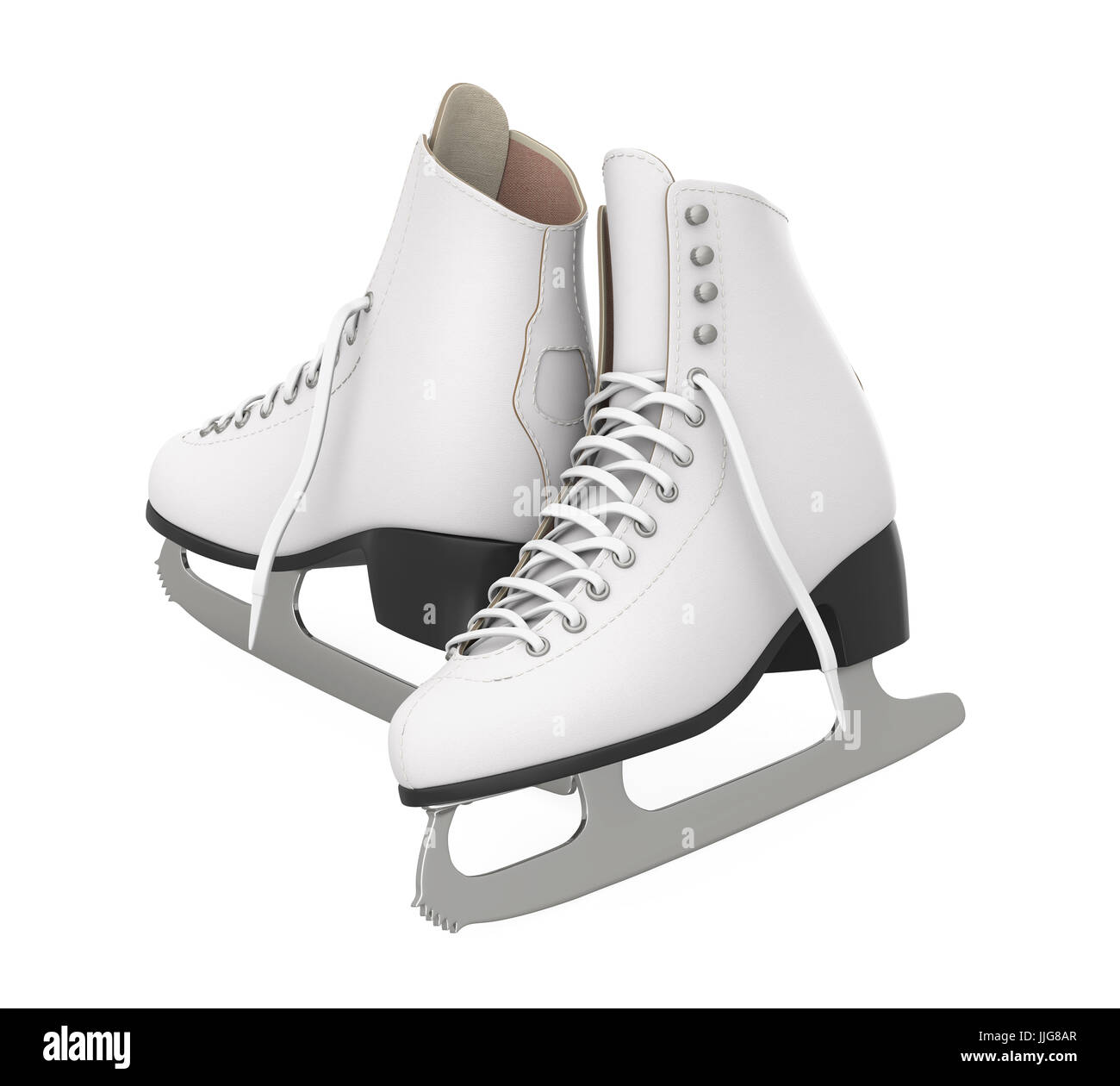 Figure Skate Isolated Stock Photo Alamy