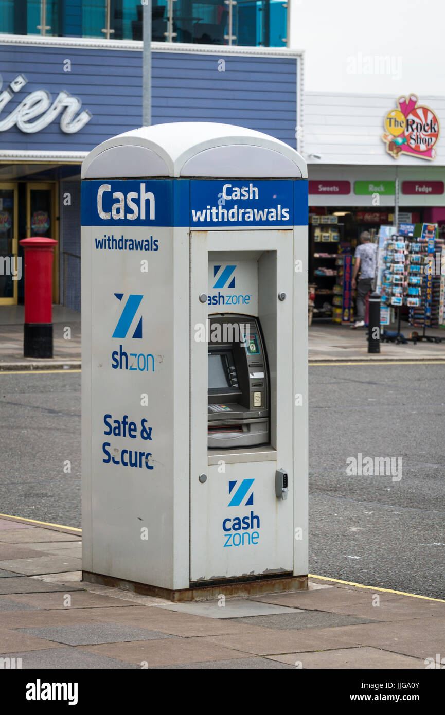 freestanding ATM cash machine,. Stock Photo