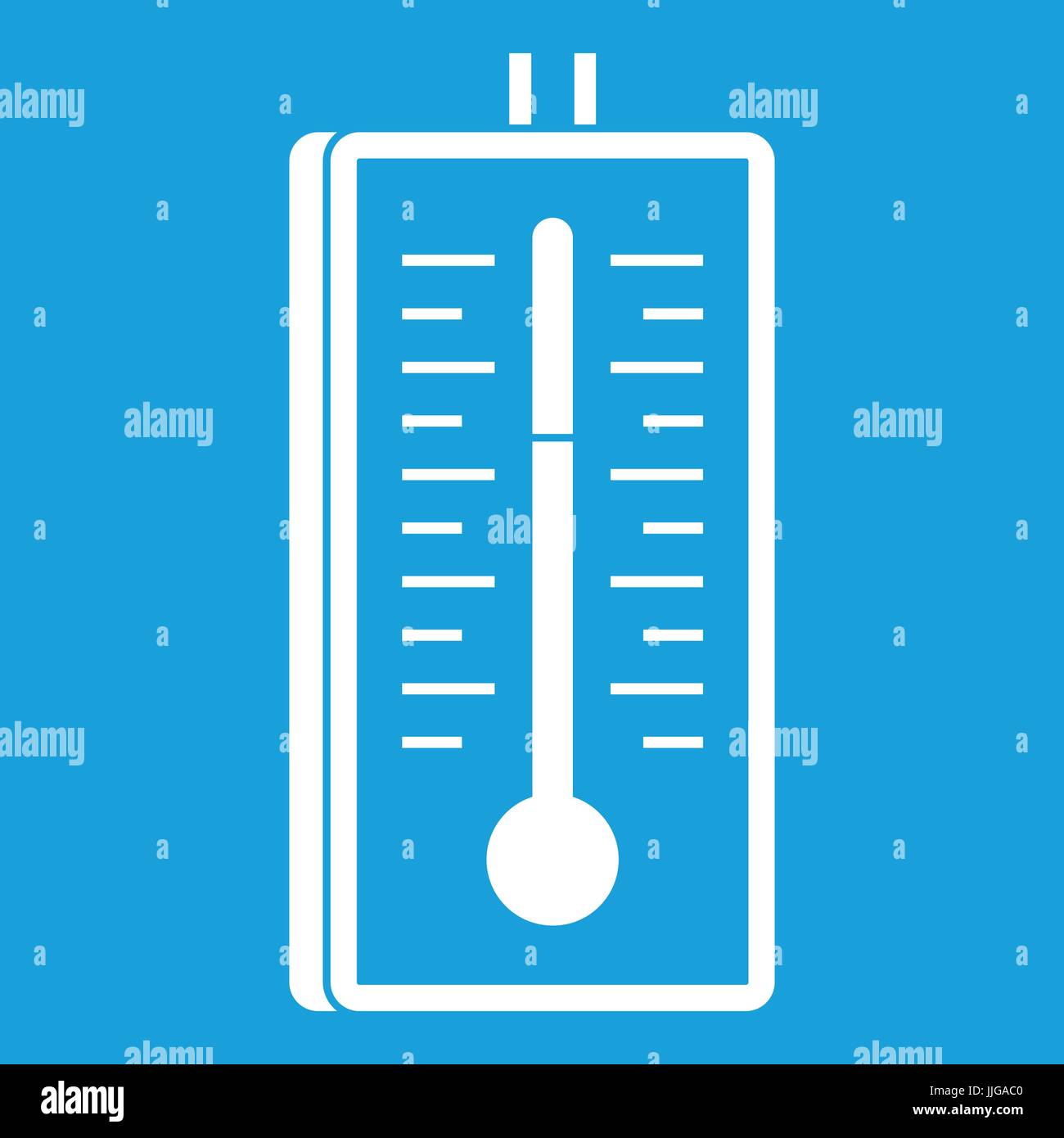 Thermometer icon white Stock Vector Image & Art Alamy