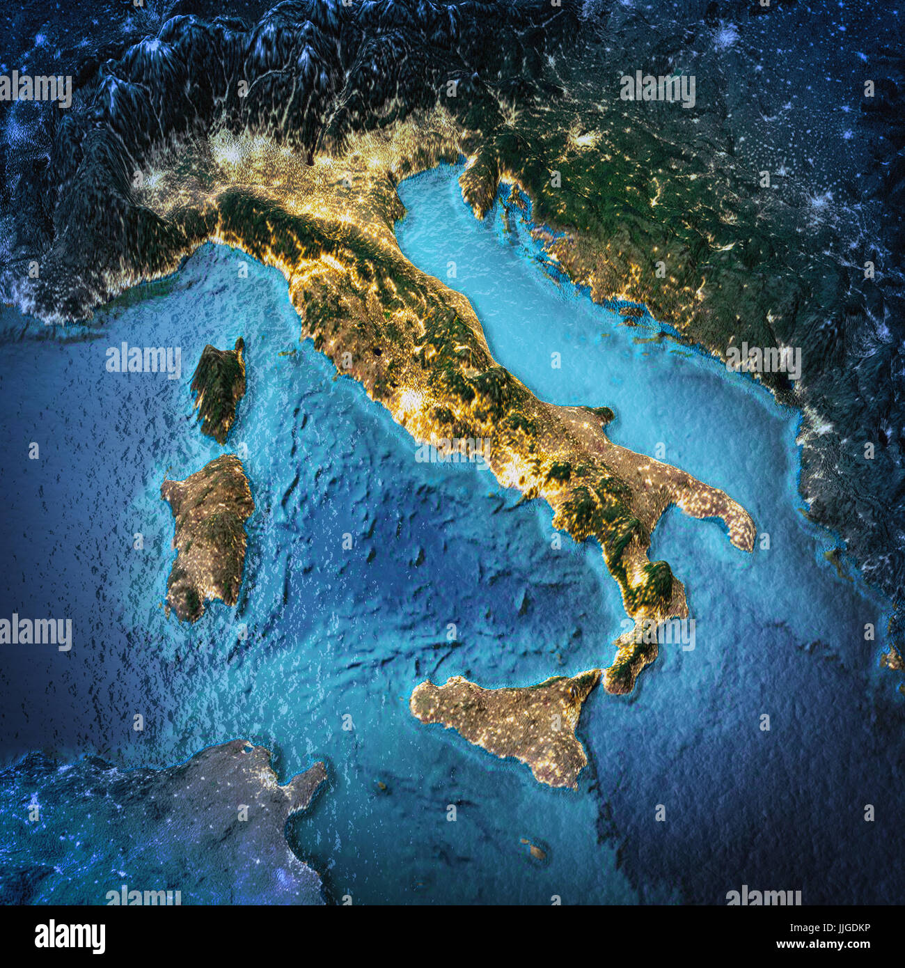 Italy space background Stock Photo