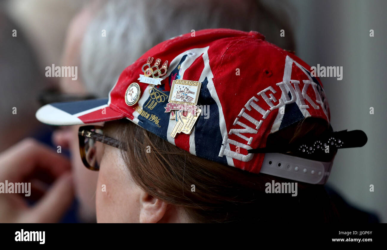 hat with fan attached