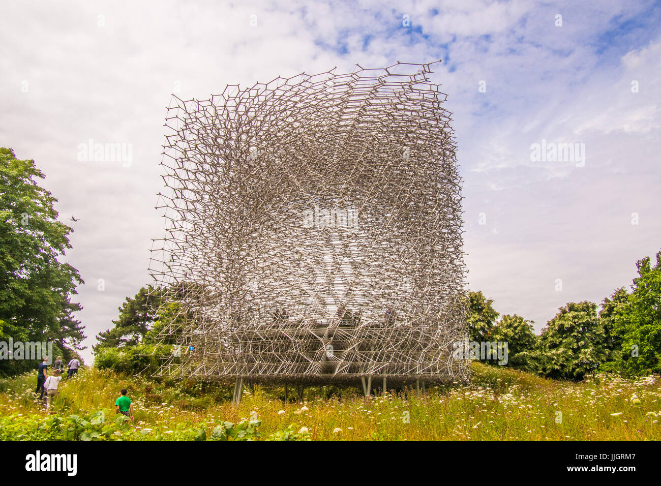 The Hive contemporary artwork at Kew Gardens, Richmond, London Stock Photo