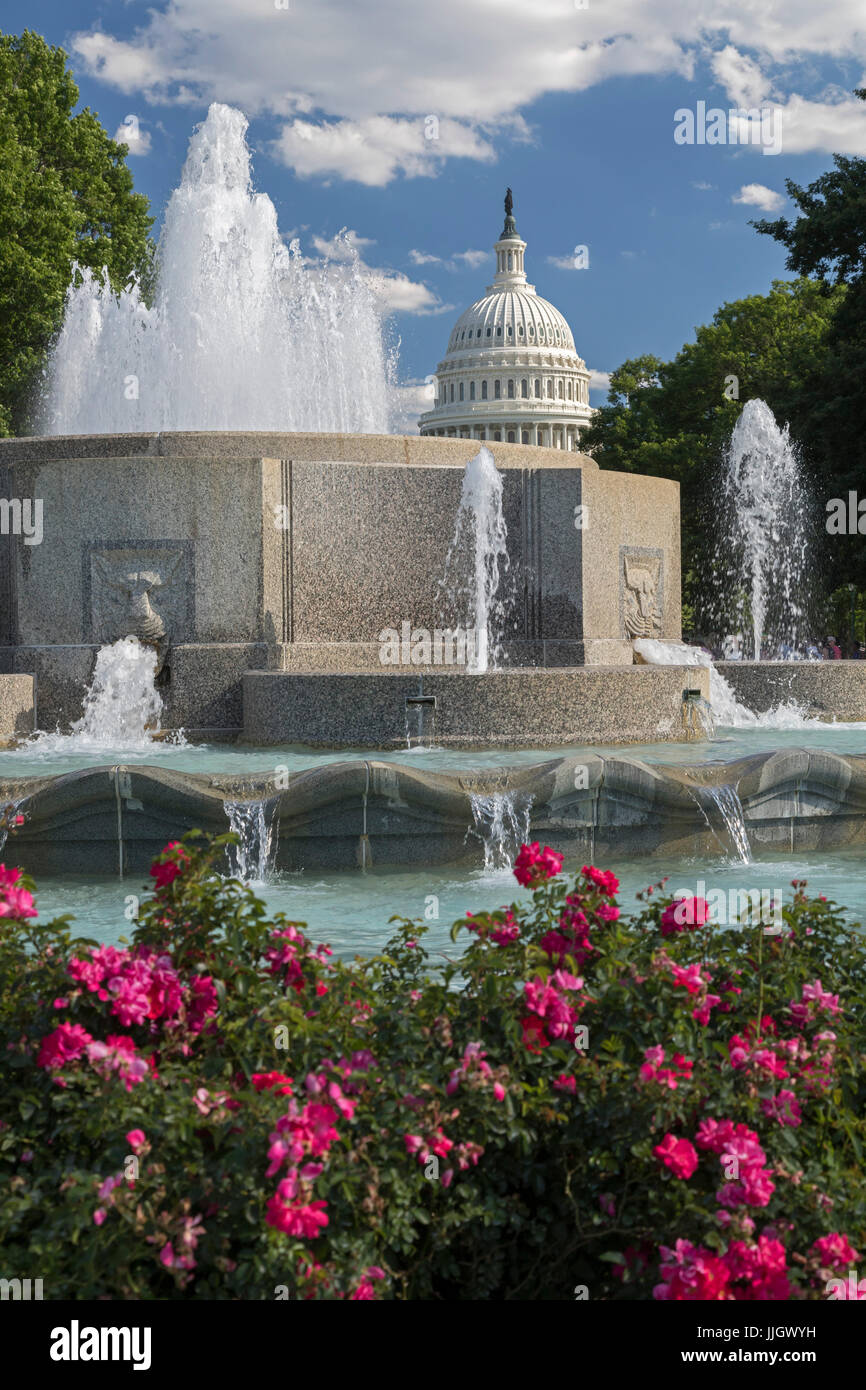 Washington, DC The Senate Fountain in Upper Senate Park near the U.S