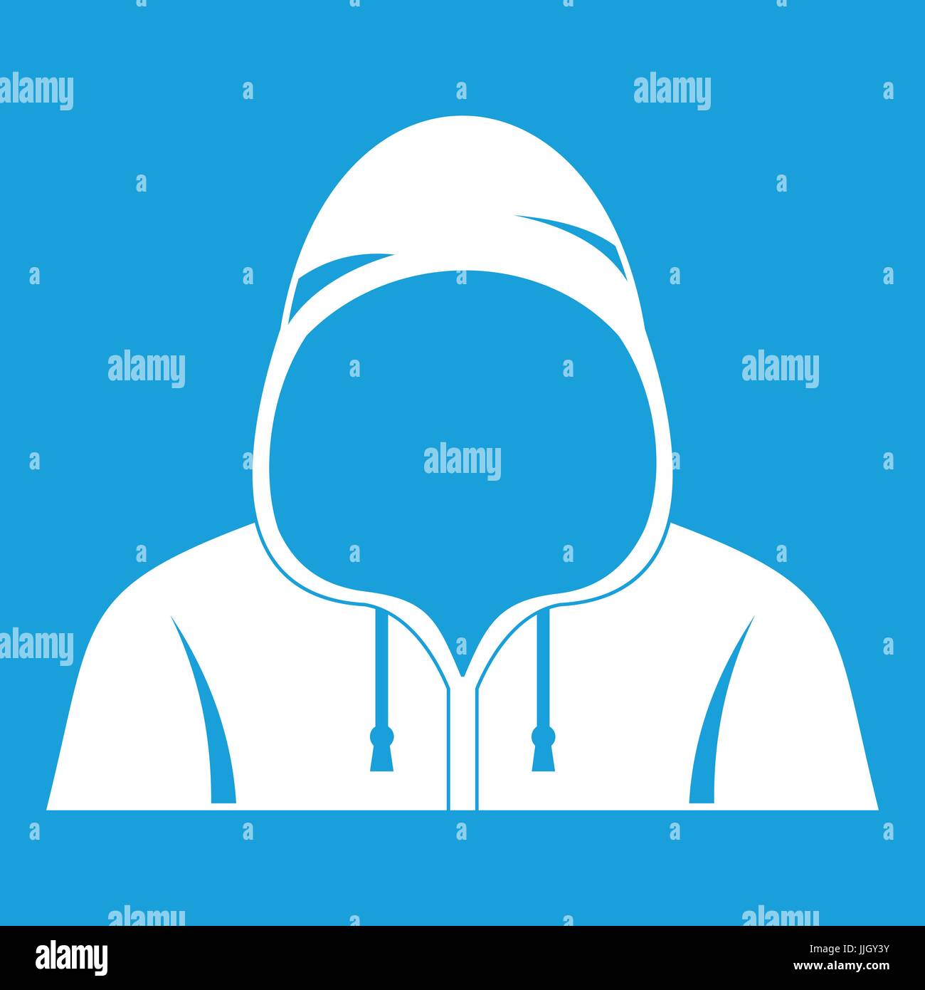Hood icon white Stock Vector Image & Art - Alamy