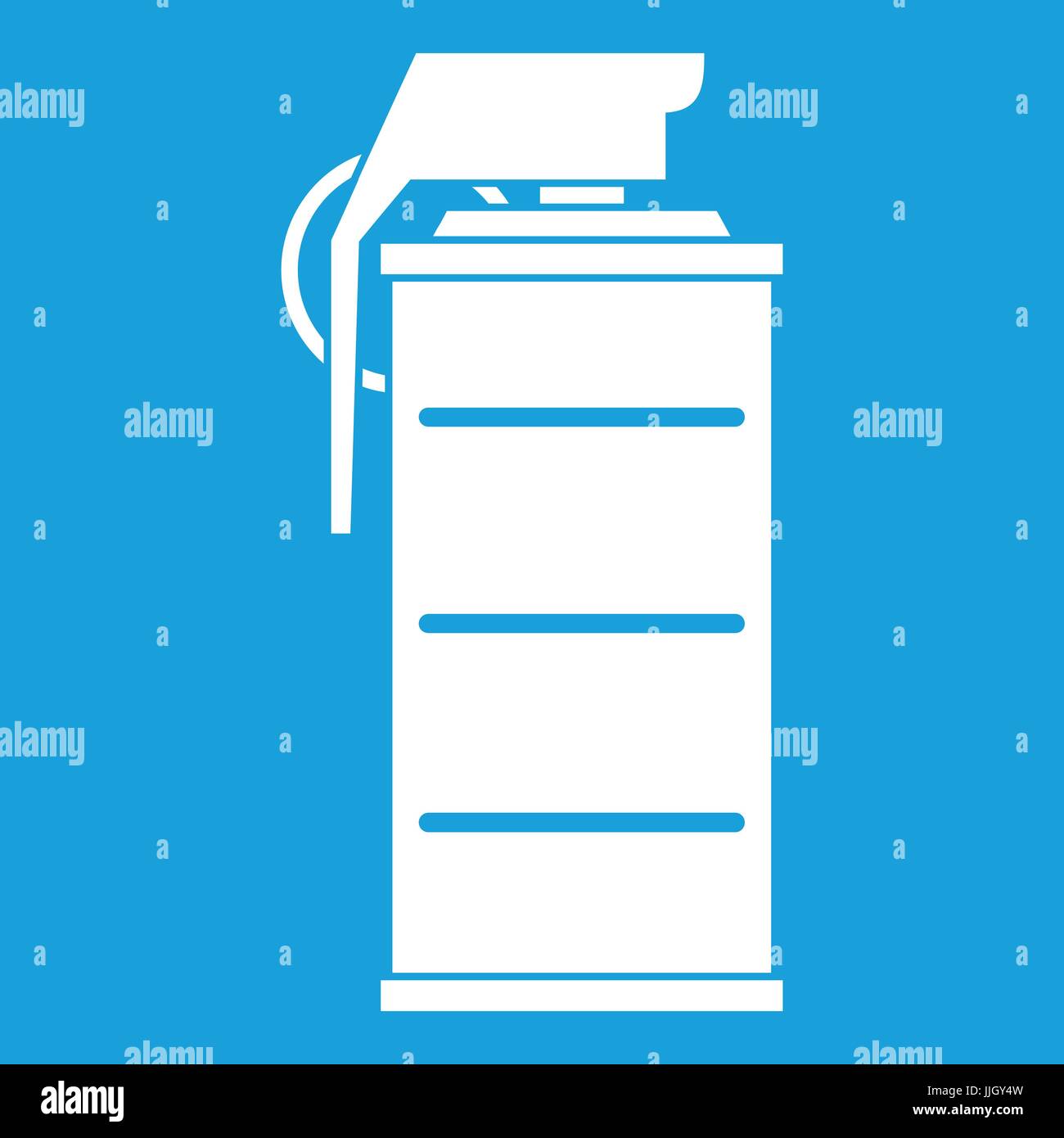 Stun grenade icon white Stock Vector Image & Art - Alamy