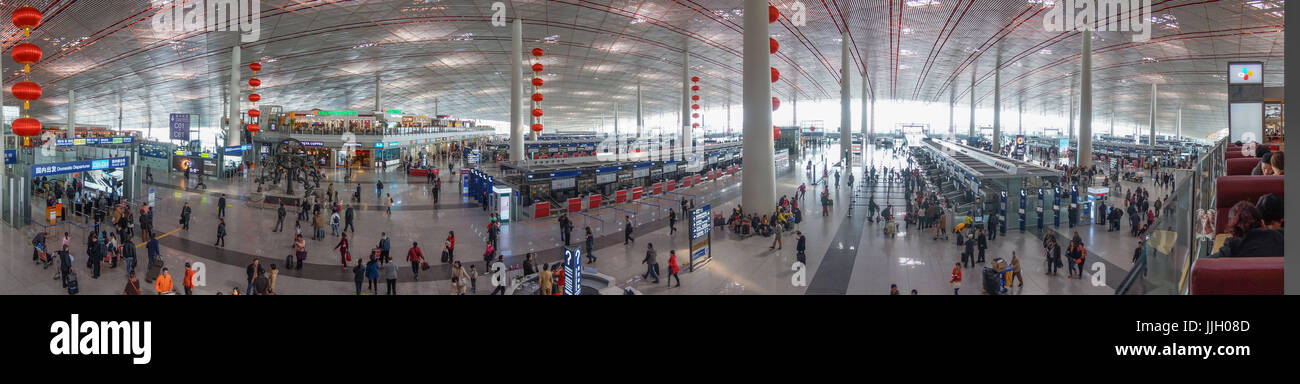 Beijing Airport, PEK, Beijing, China Stock Photo