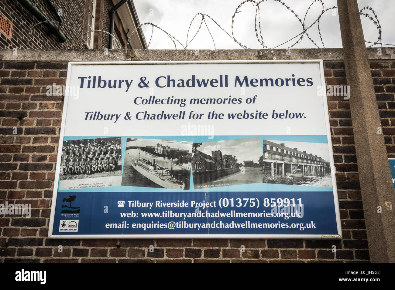 Tilbury and Chadwell Memories Stock Photo