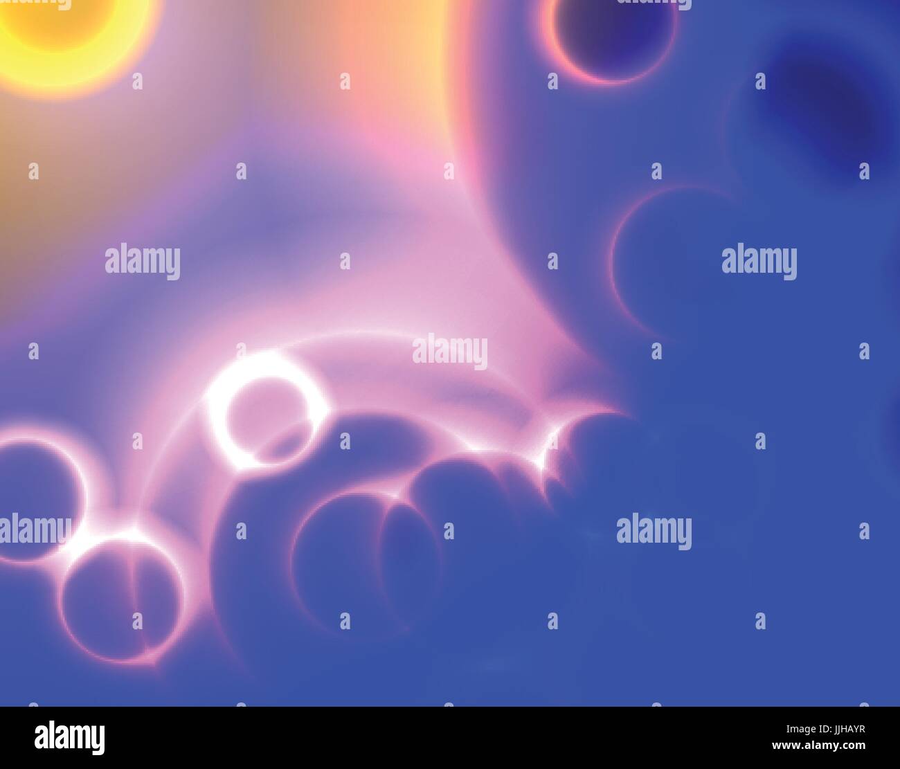 Abstract full of glitch circular bubble background for design. Vector Eps10 illustration Stock Vector