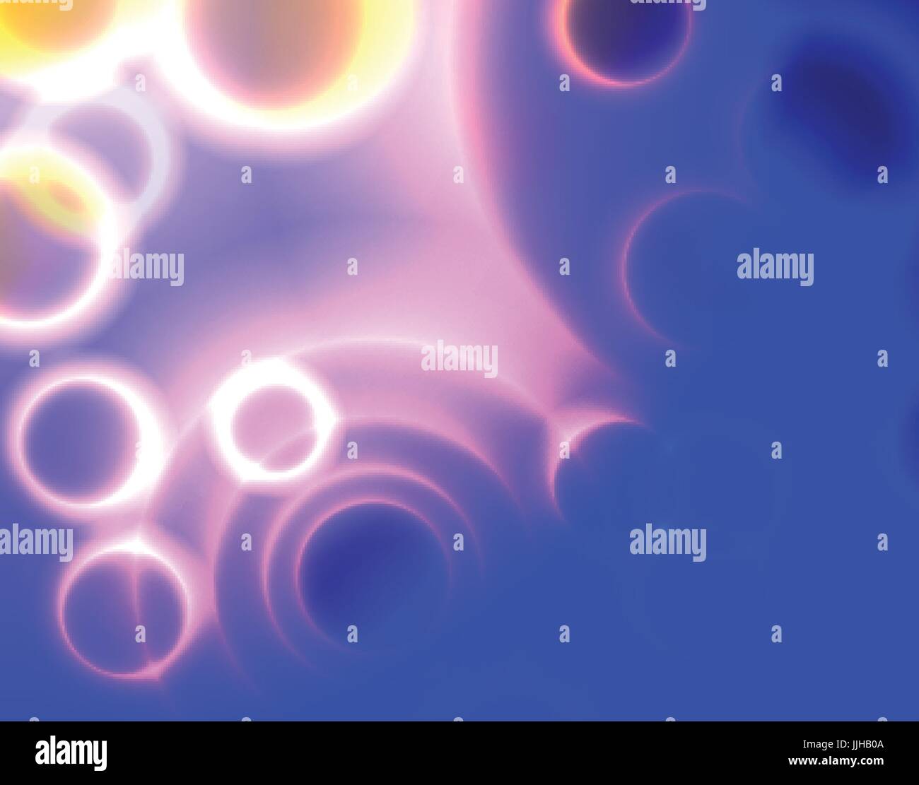 Abstract full of glitch circular bubble background for design. Vector Eps10 illustration Stock Vector