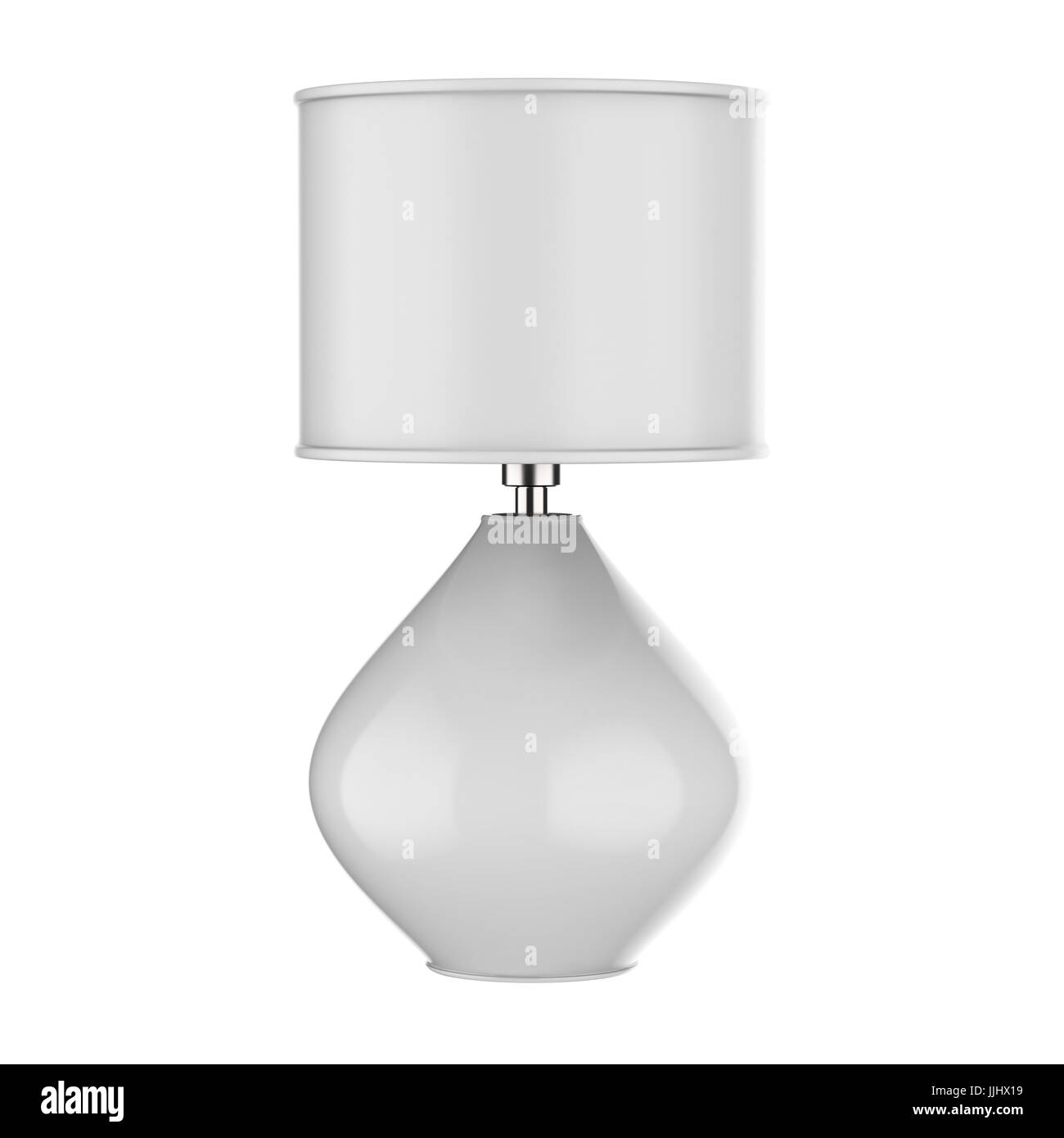 3d rendering table lamp isolated on white Stock Photo - Alamy