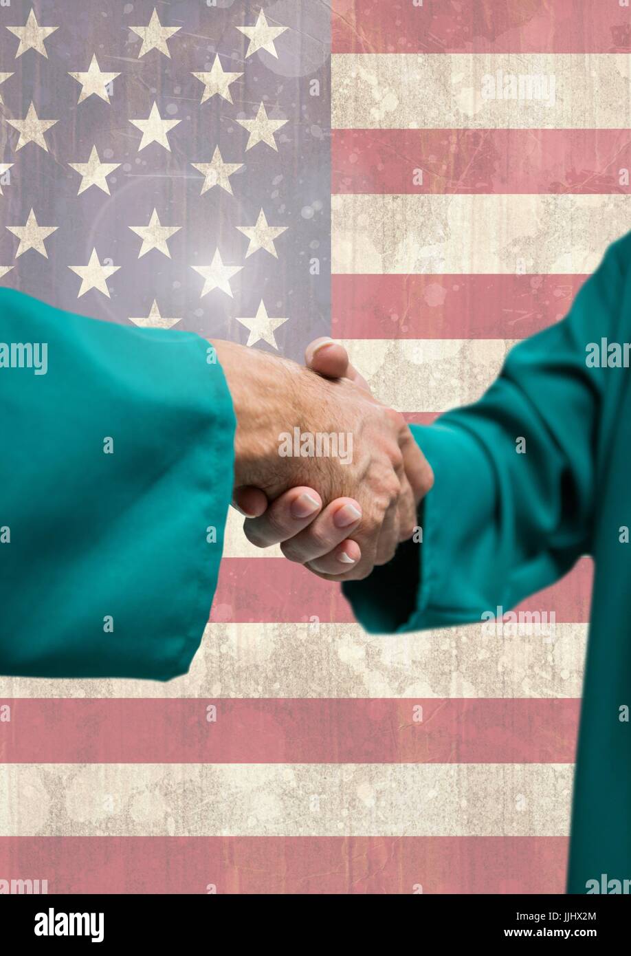 Handshake Against American Flag Background Stock Photo Alamy Handshake Against American Flag Background Stock Photo Alamy
