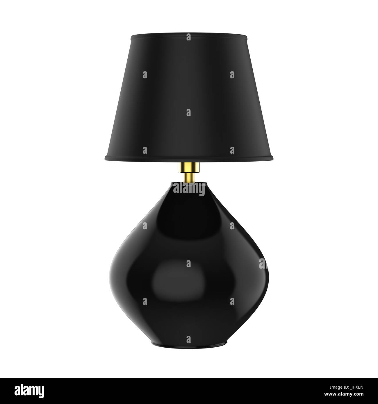 3d rendering table lamp isolated on white Stock Photo - Alamy