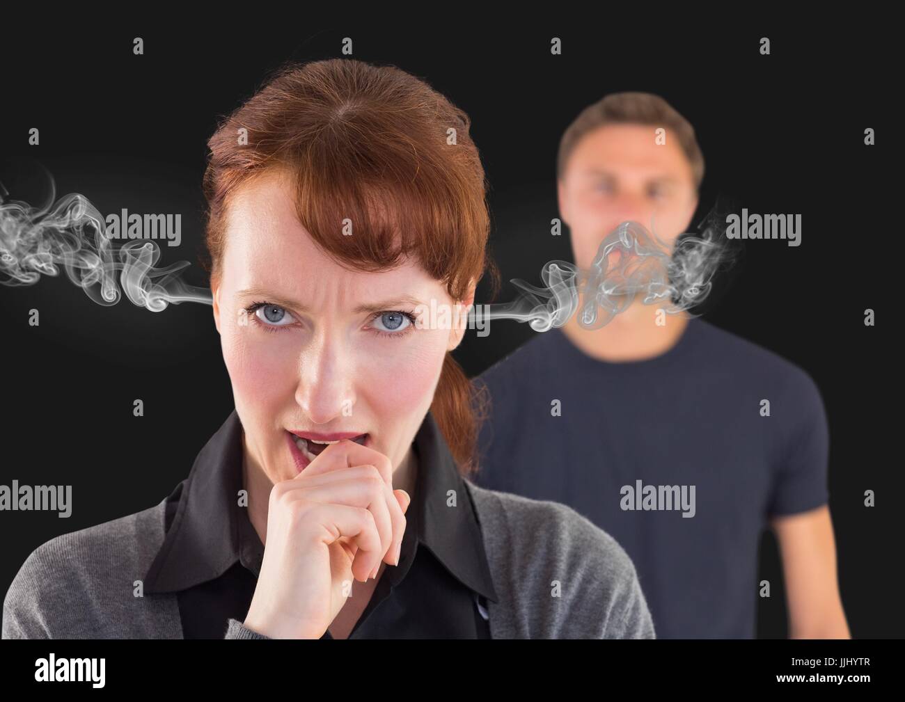 Woman hand mouth man hires stock photography and images Alamy
