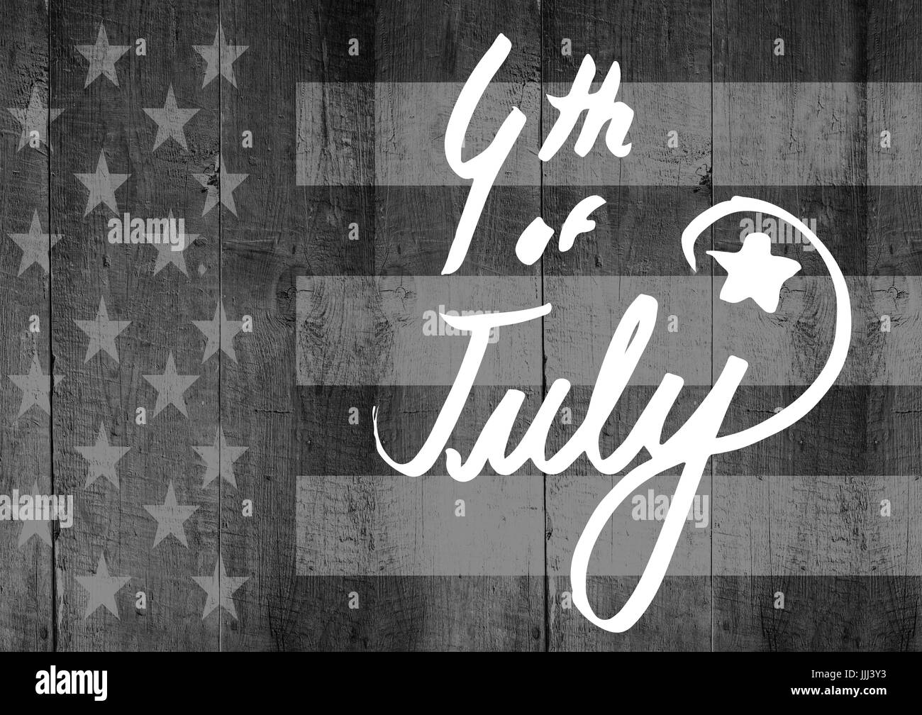 pix 4Th Of July Images Black And White https www alamy com stock photo white fourth of july graphic against grey american flag on wood panel 149144999 html