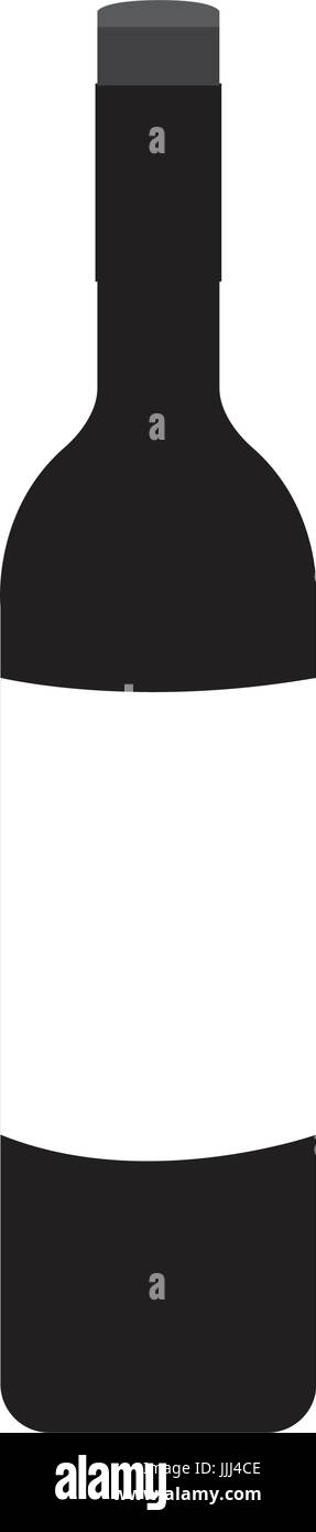 Isolated wine bottle Stock Vector Image & Art - Alamy