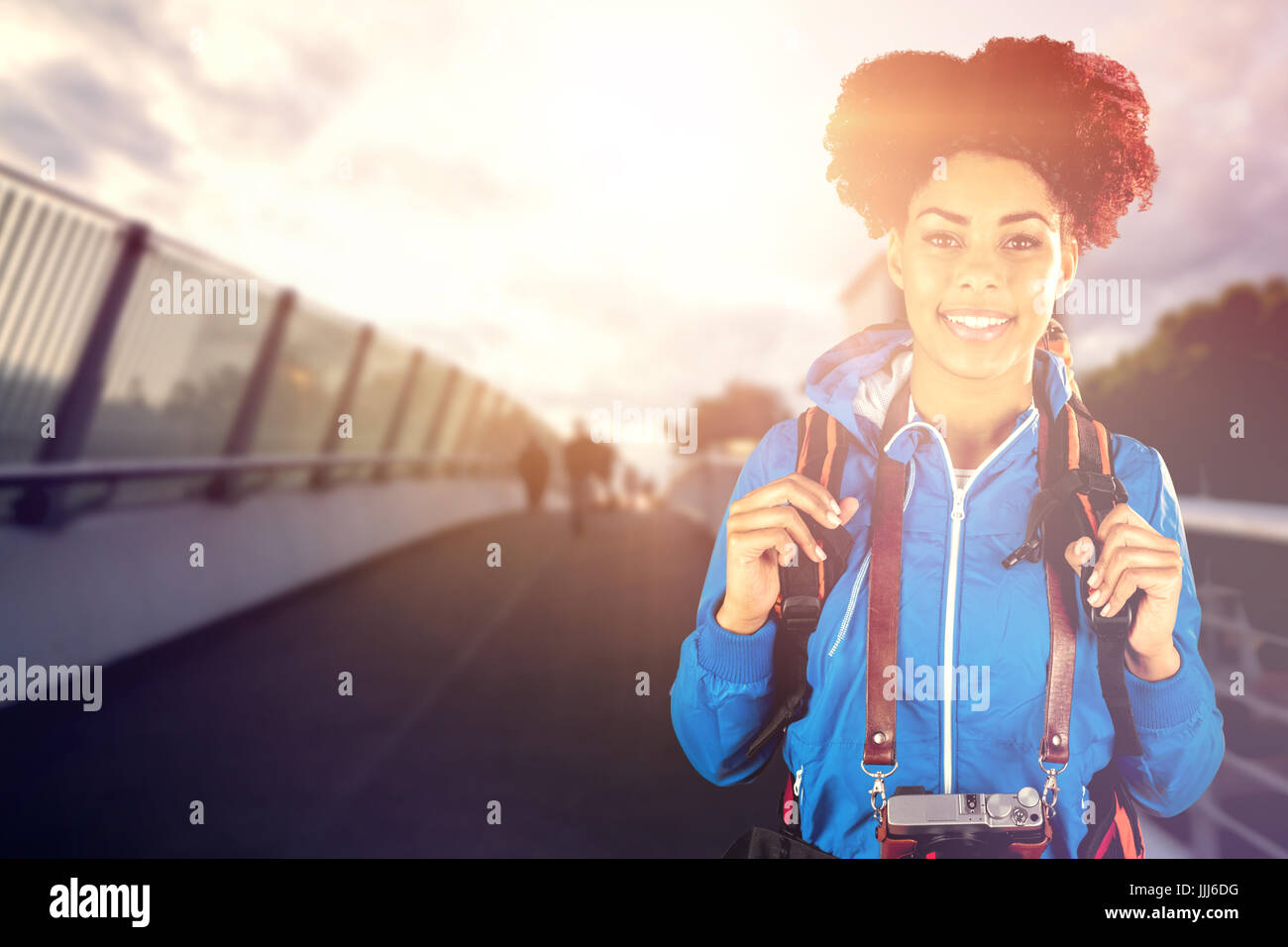 Portrait female hiker hi-res stock photography and images - Alamy
