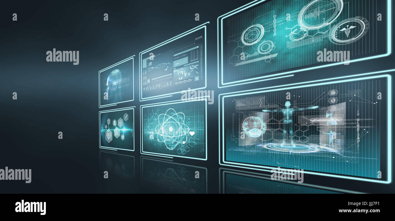 Several screens hi-res stock photography and images - Alamy