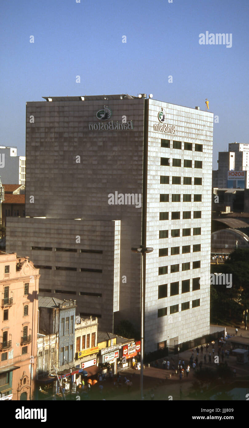 Bank of Boston; Valley of the Anhangabaú; Sao Paulo; Brazil Stock Photo