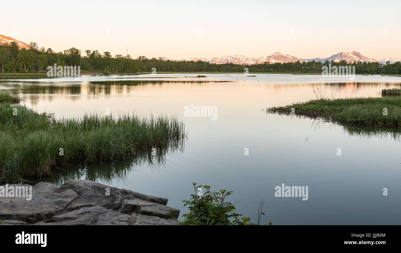 Tromso, Norway. 17th June, 2023. Midnight Sun Marathon in Tromso, Norway.  Credit: Vit Javorik/Alamy Live News Stock Photo - Alamy