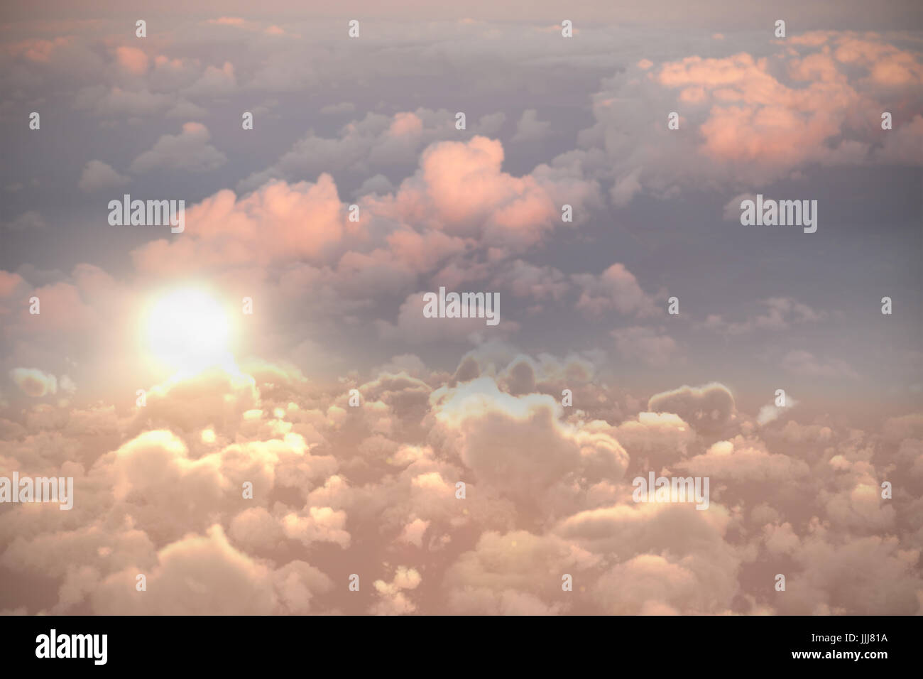 Full frame image of cloudy sky Stock Photo