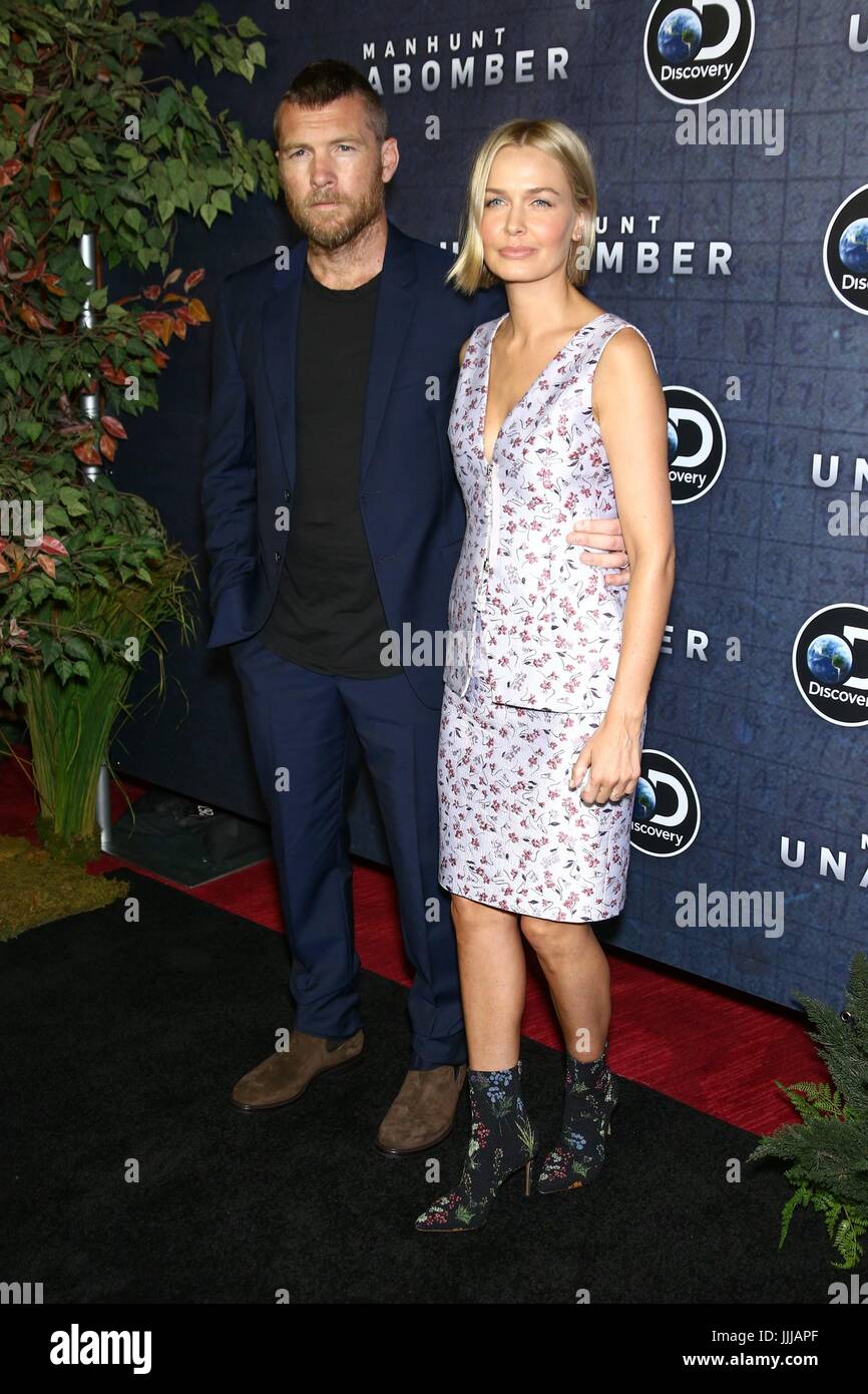 New York, NY, USA. 19th July, 2017. Sam Worthington, Lara Bingle at