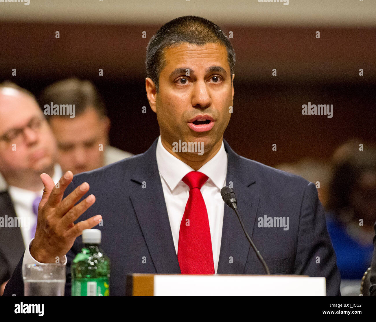 Washington, Us. 19th July, 2017. Ajit Varadaraj Pai testifies before ...