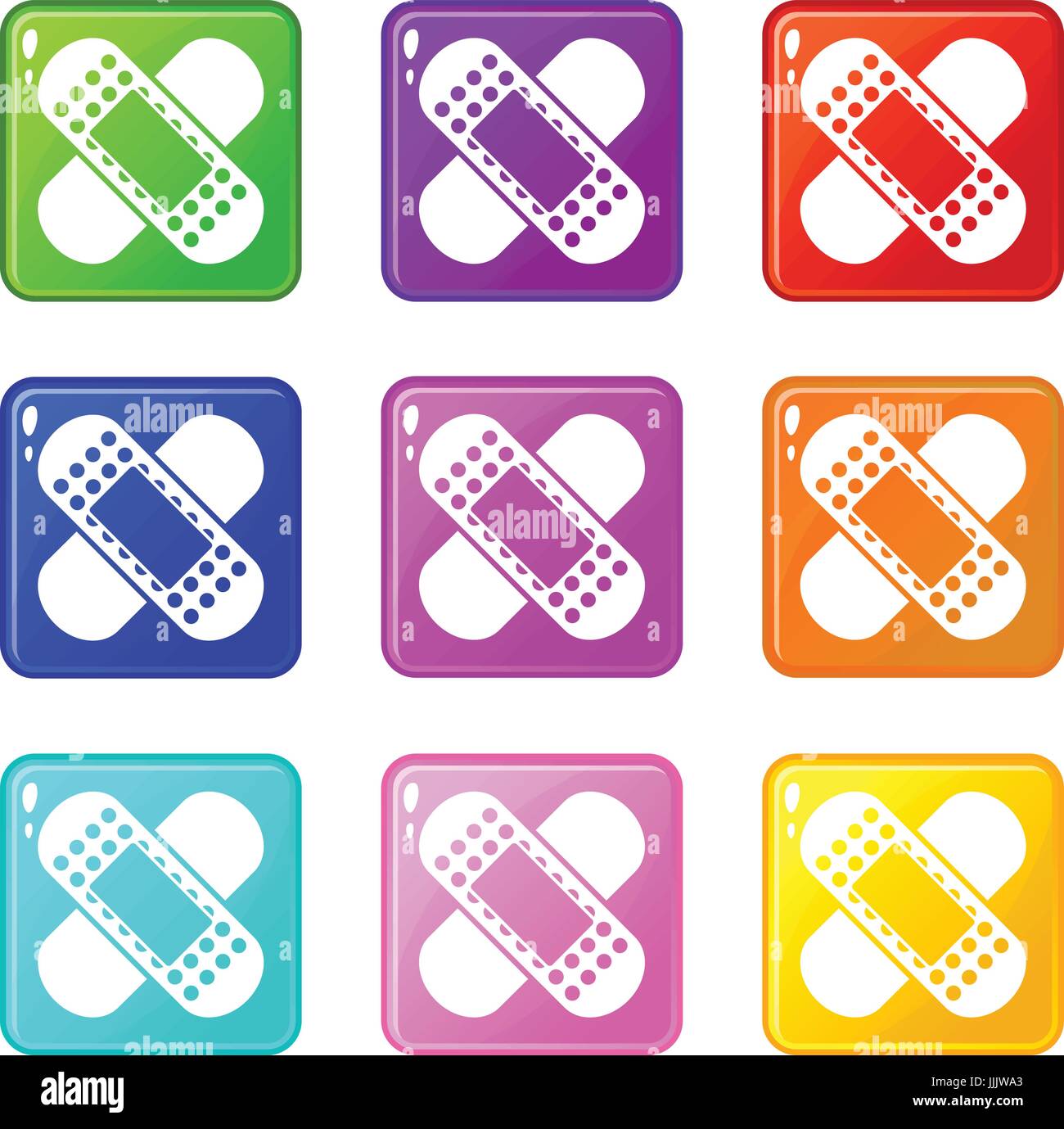Medical patch set 9 Stock Vector Image & Art - Alamy