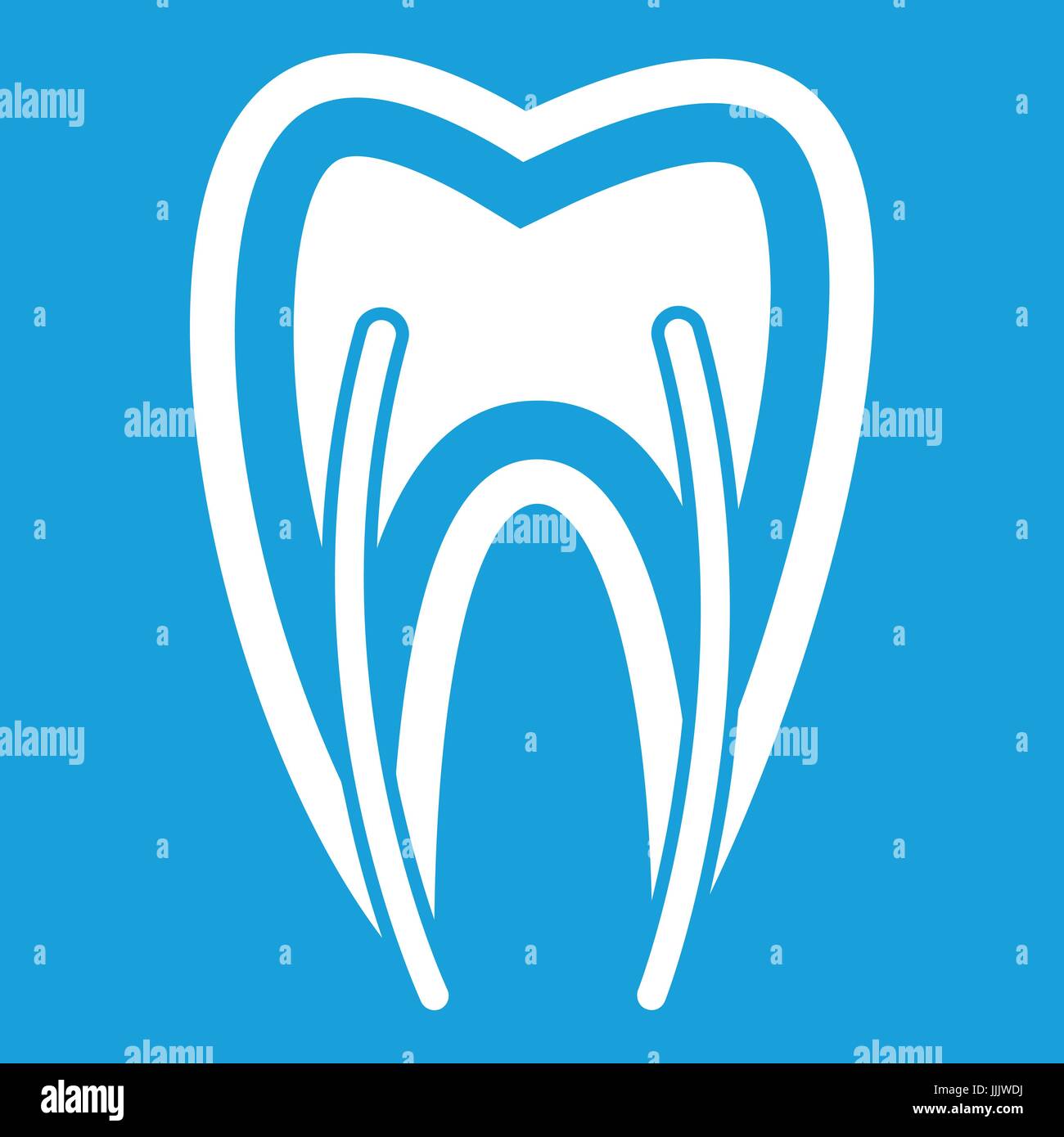 Tooth cross section icon white Stock Vector Image & Art - Alamy