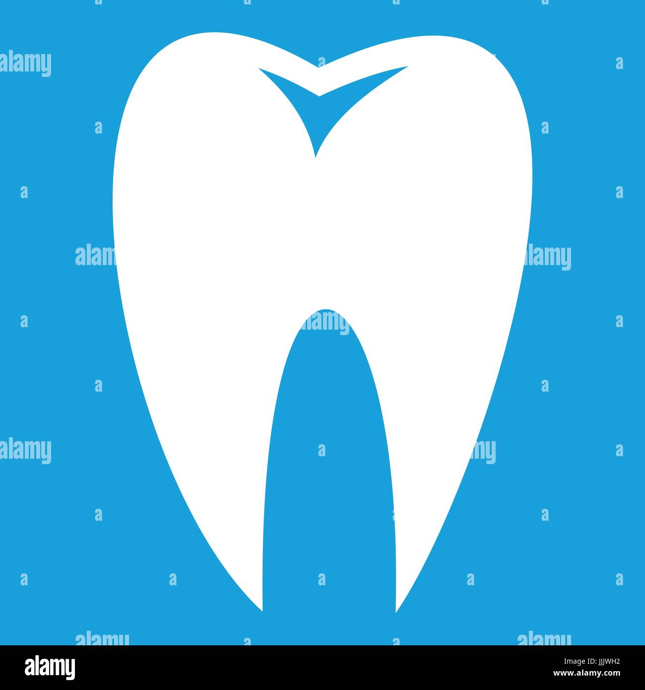 Tooth icon white Stock Vector Image & Art - Alamy