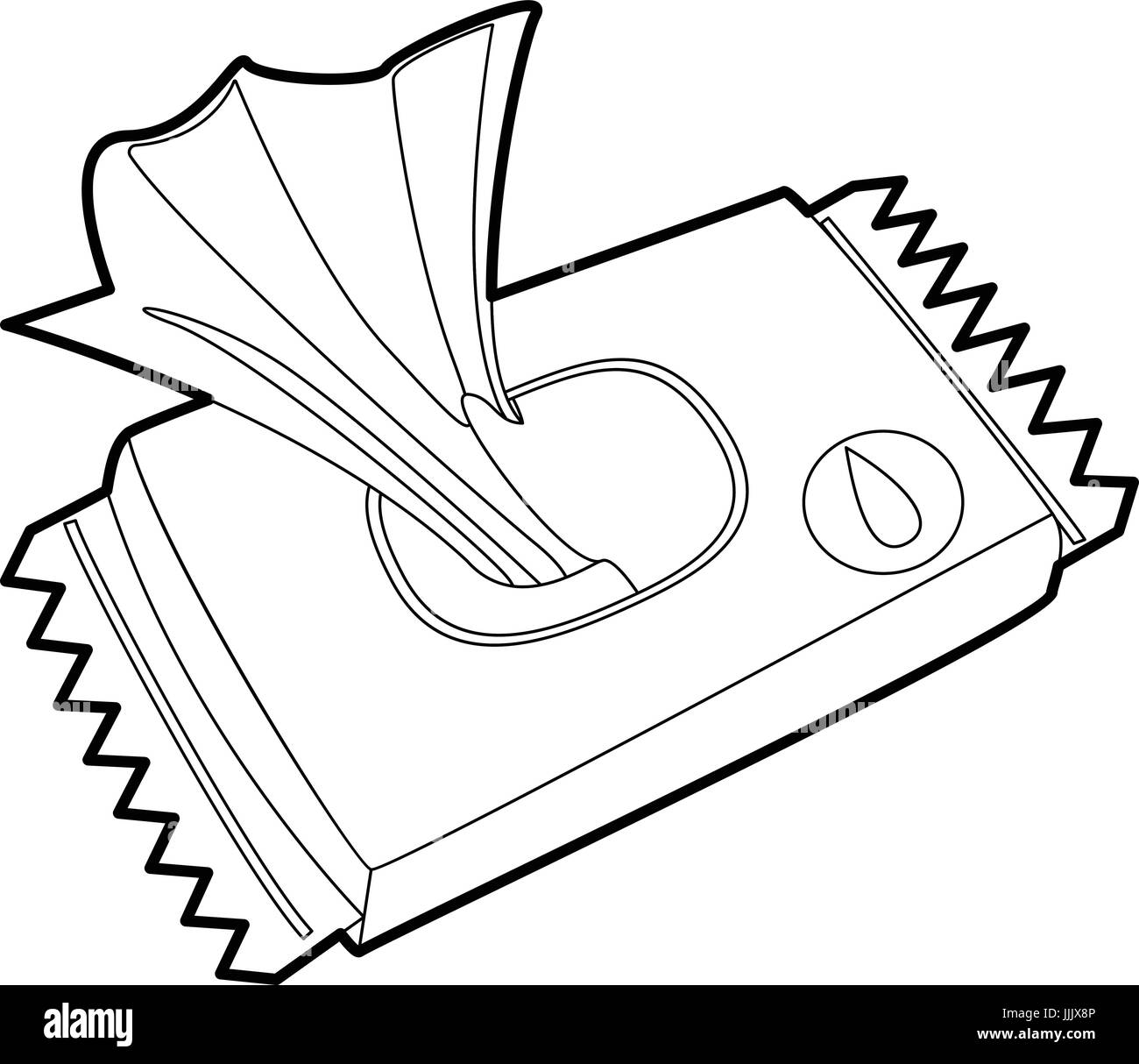 Download Wet Wipe Pack Icon Outline Stock Vector Image Art Alamy Yellowimages Mockups