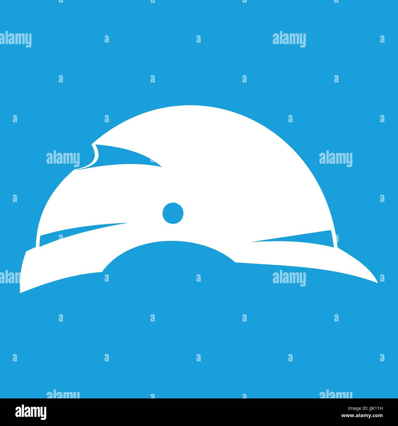 Construction helmet icon white Stock Vector Image & Art - Alamy