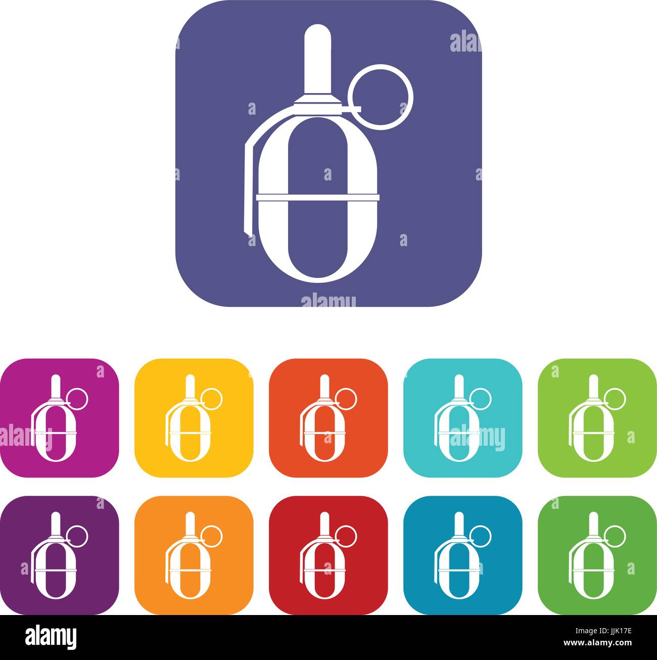 Hand paintball grenade icons set Stock Vector Image & Art - Alamy