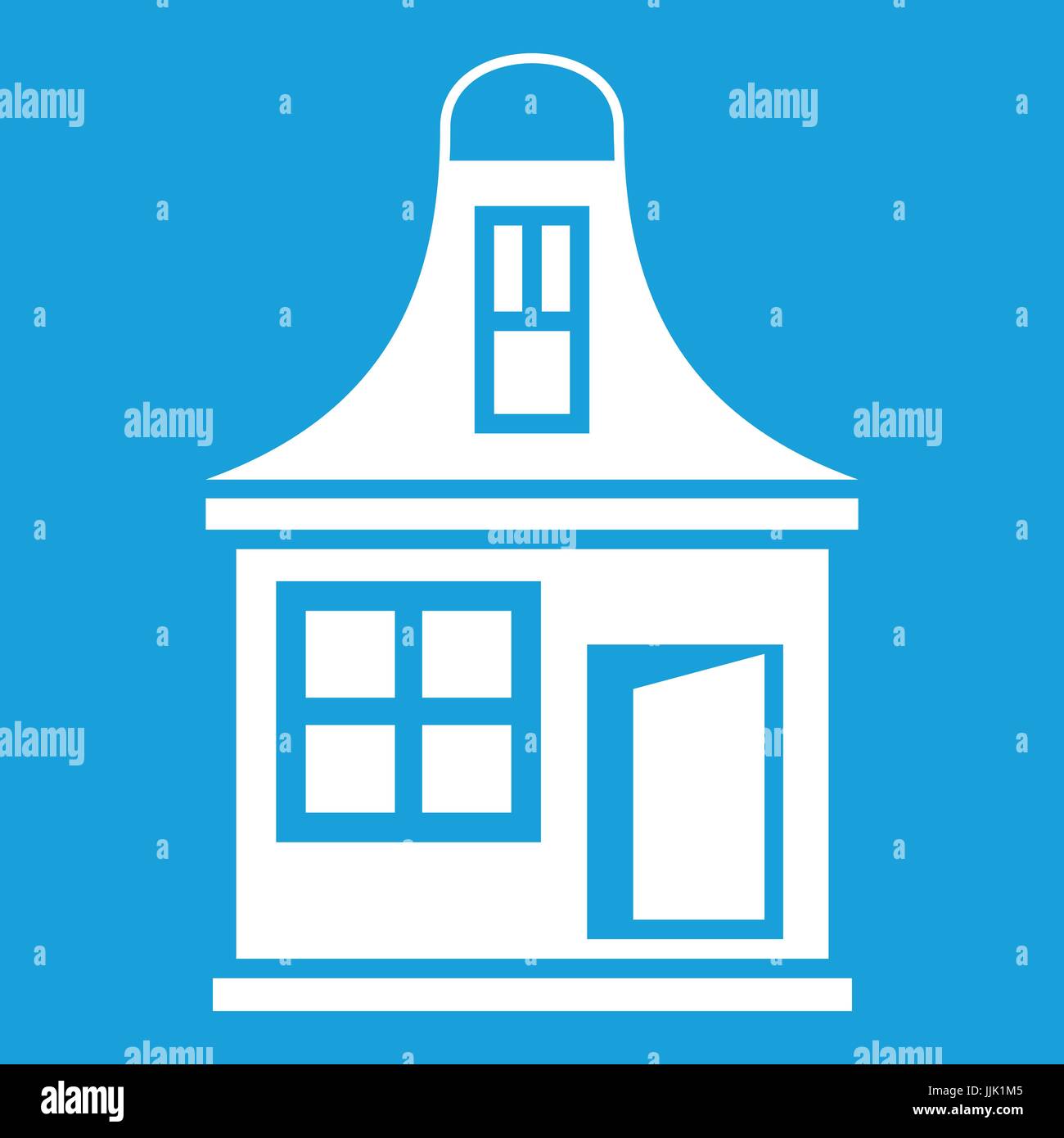 Small house icon white Stock Vector Image & Art - Alamy