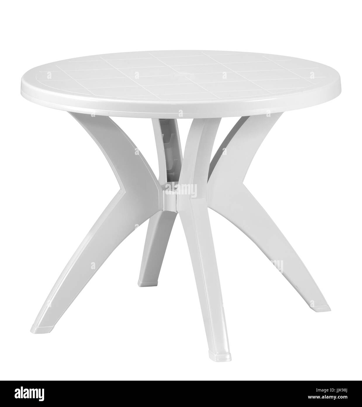 outdoor plastic table isolated Stock Photo Alamy