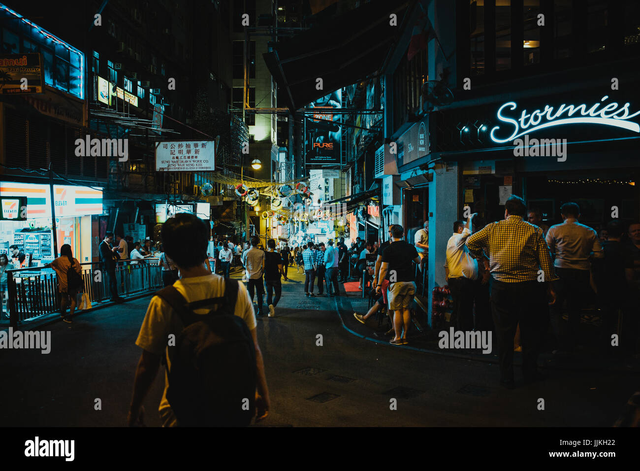 Lan kwai fong, central hong kong hires stock photography and images