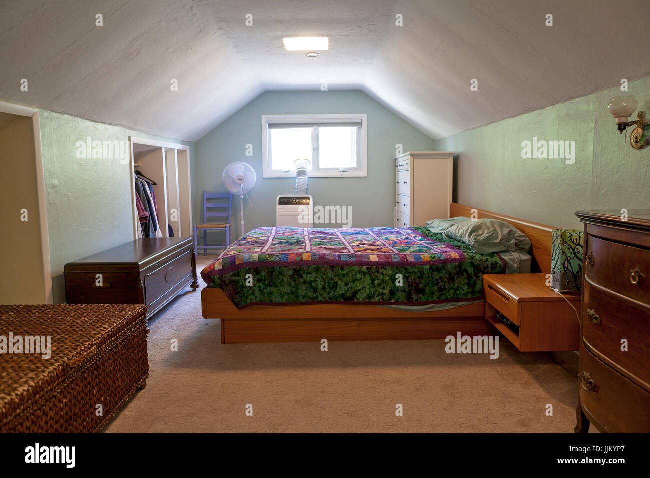 A single family bungalow in Minneapolis built in 1922. Stock Photo
