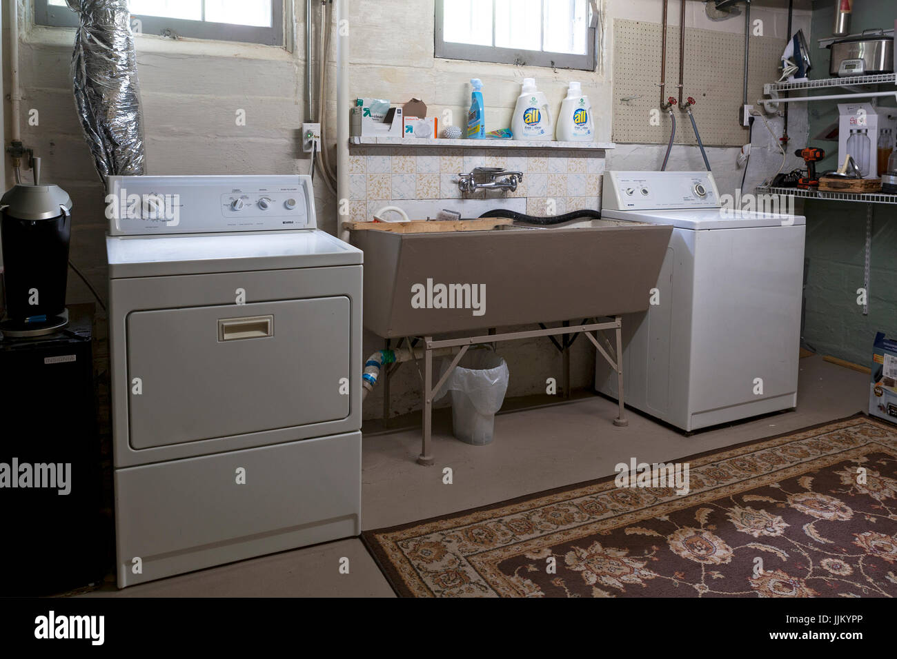 A single family bungalow in Minneapolis built in 1922. Stock Photo